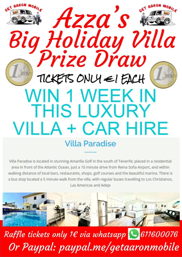 Azzas Big Holiday Villa Prize Draw